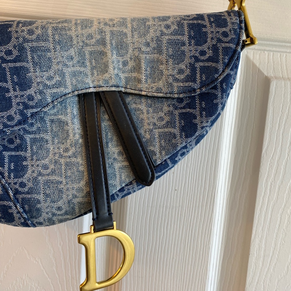 DIOR Saddle bag, Authentic Christian Dior Saddle Bag with serial number - Picture 11 of 12